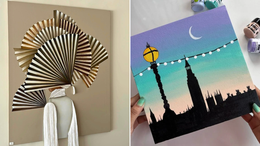 DIY Canvas Art Painting