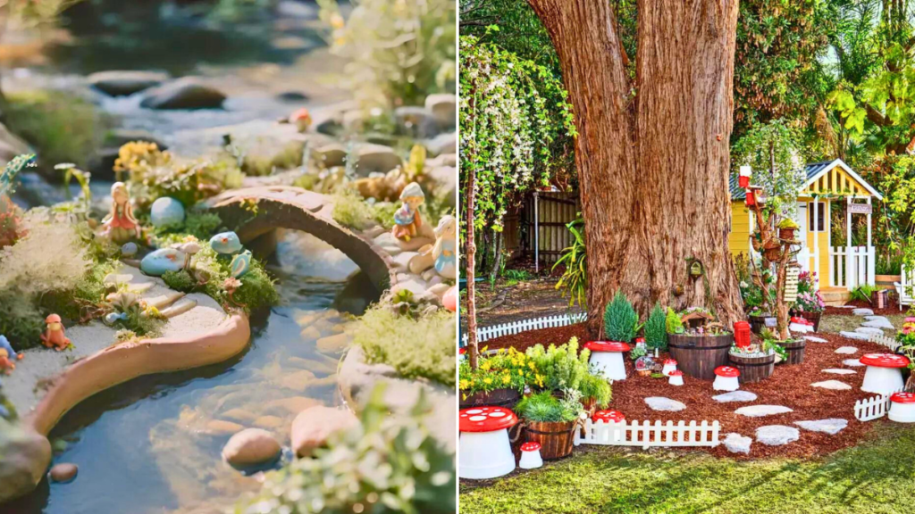 DIY Outdoor Fairy Garden